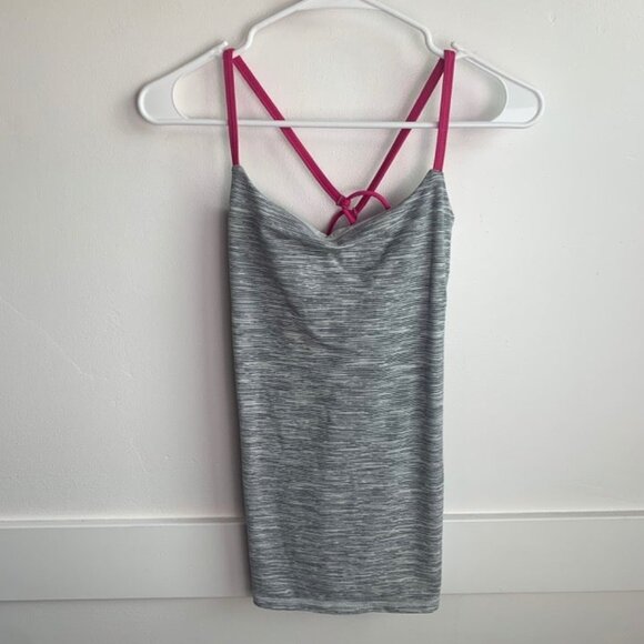 Lululemon Gray Dancing Warrior Tank Top Size 4 - Picture 2 of 5